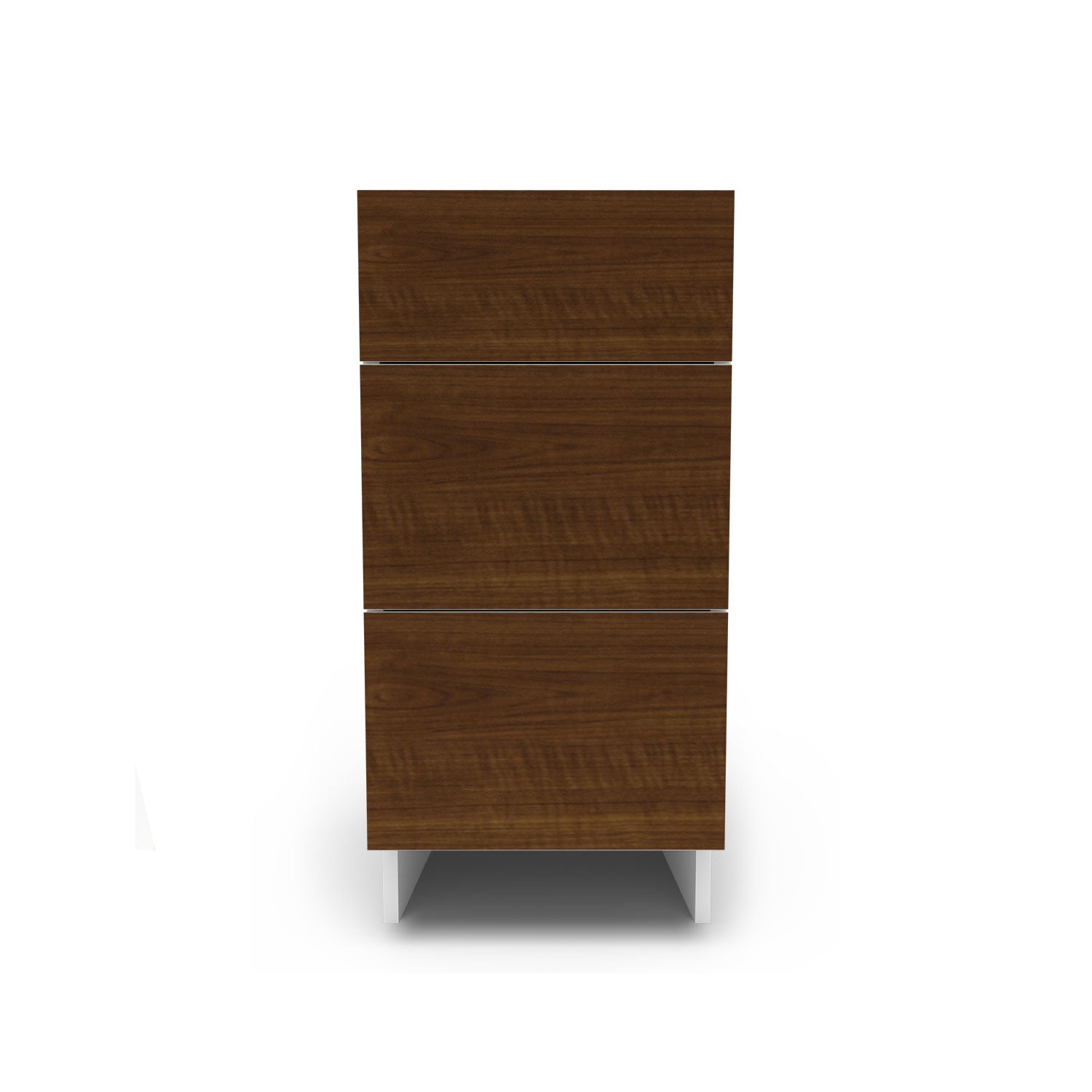 Meuble de cuisine bas - 3 tiroirs fini bois