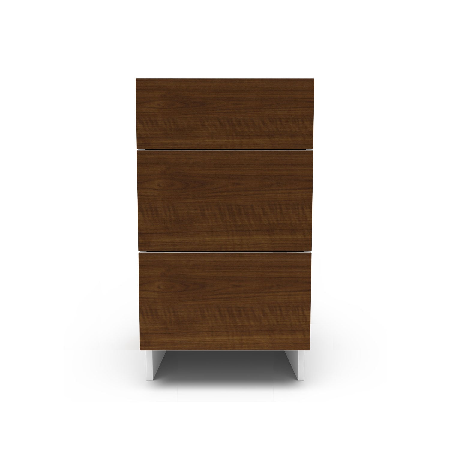 Meuble de cuisine bas - 3 tiroirs fini bois