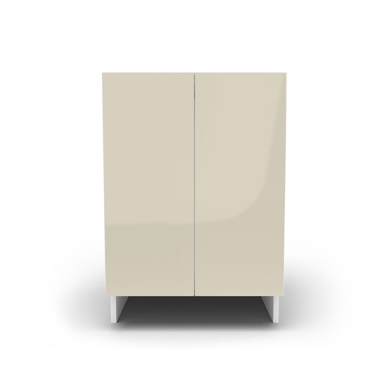 Meuble de cuisine bas - porte fini lustré