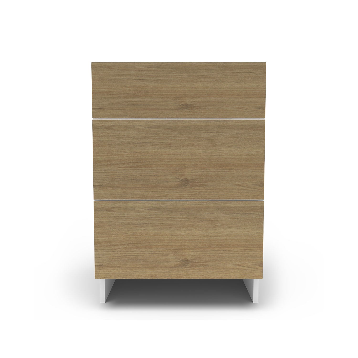 Meuble de cuisine bas - 3 tiroirs fini bois