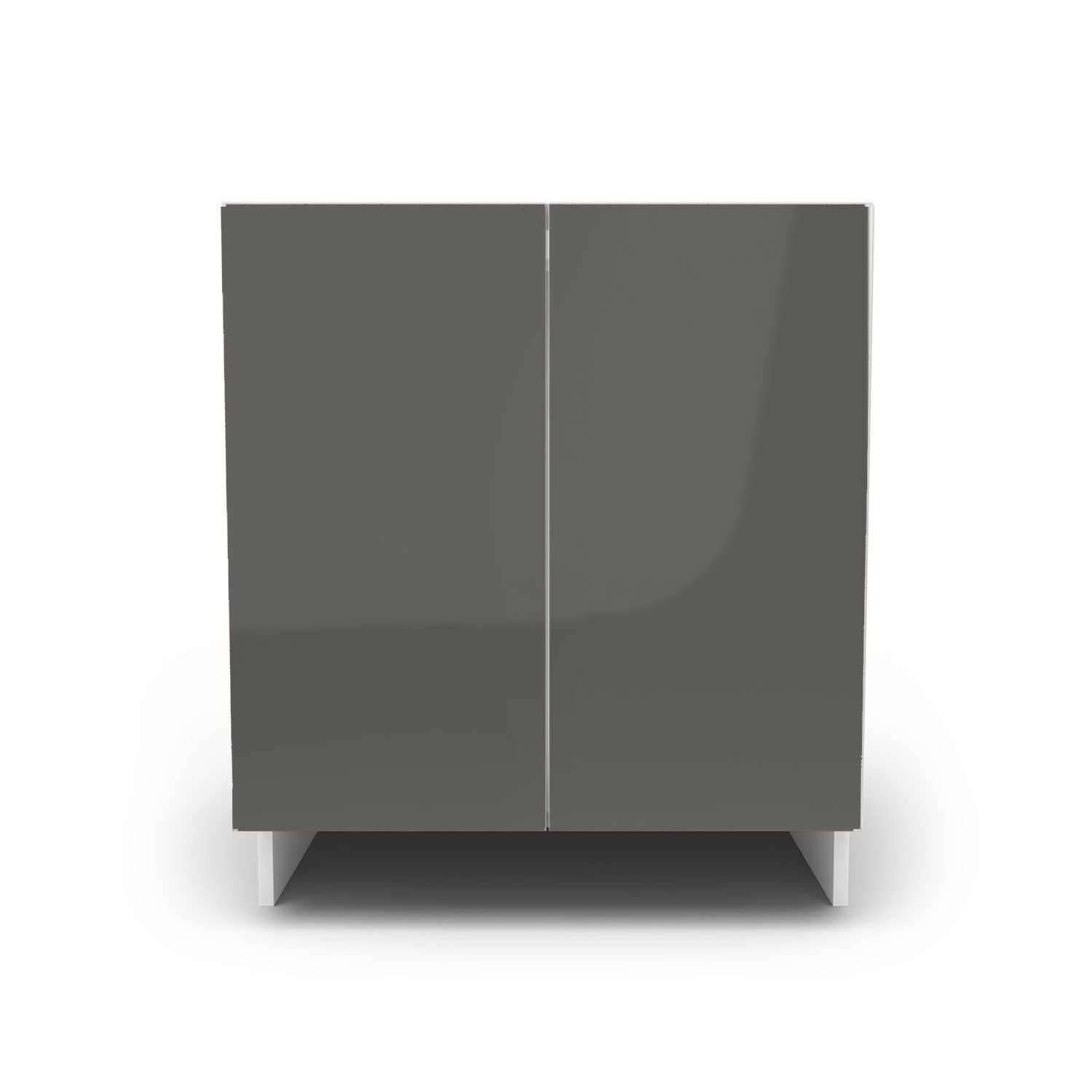 Meuble de cuisine bas - porte fini lustré