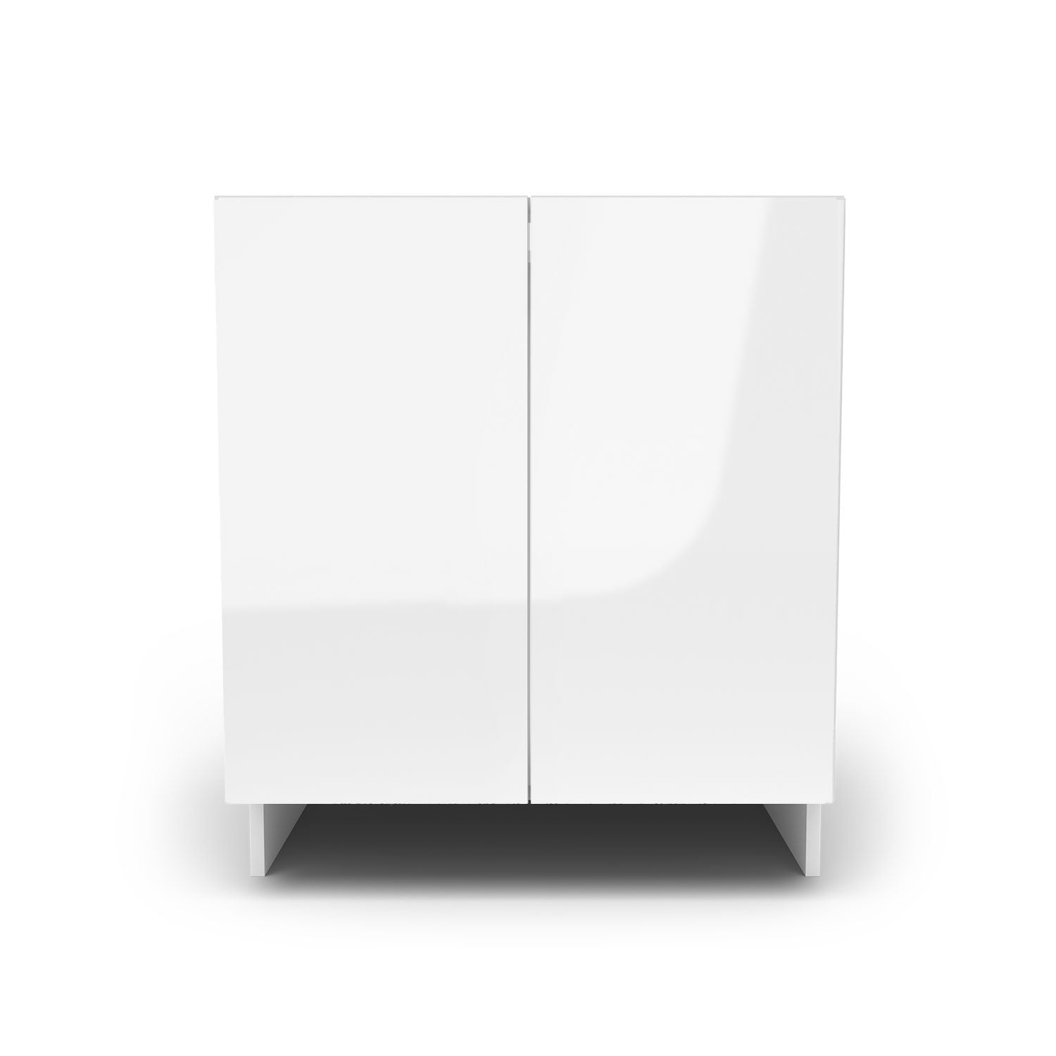 Meuble de cuisine bas - porte fini lustré