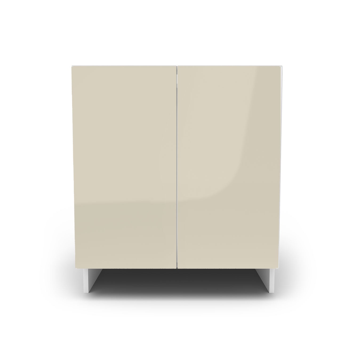 Meuble de cuisine bas - porte fini lustré
