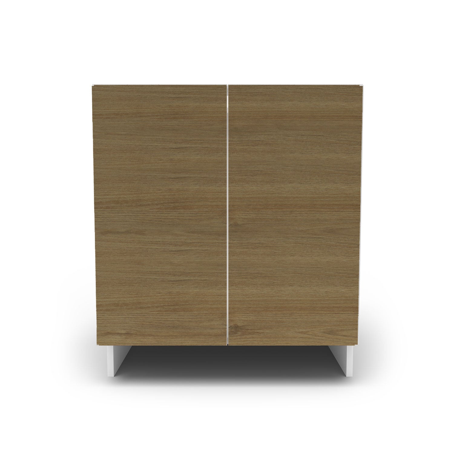 Meuble de cuisine bas - porte fini bois