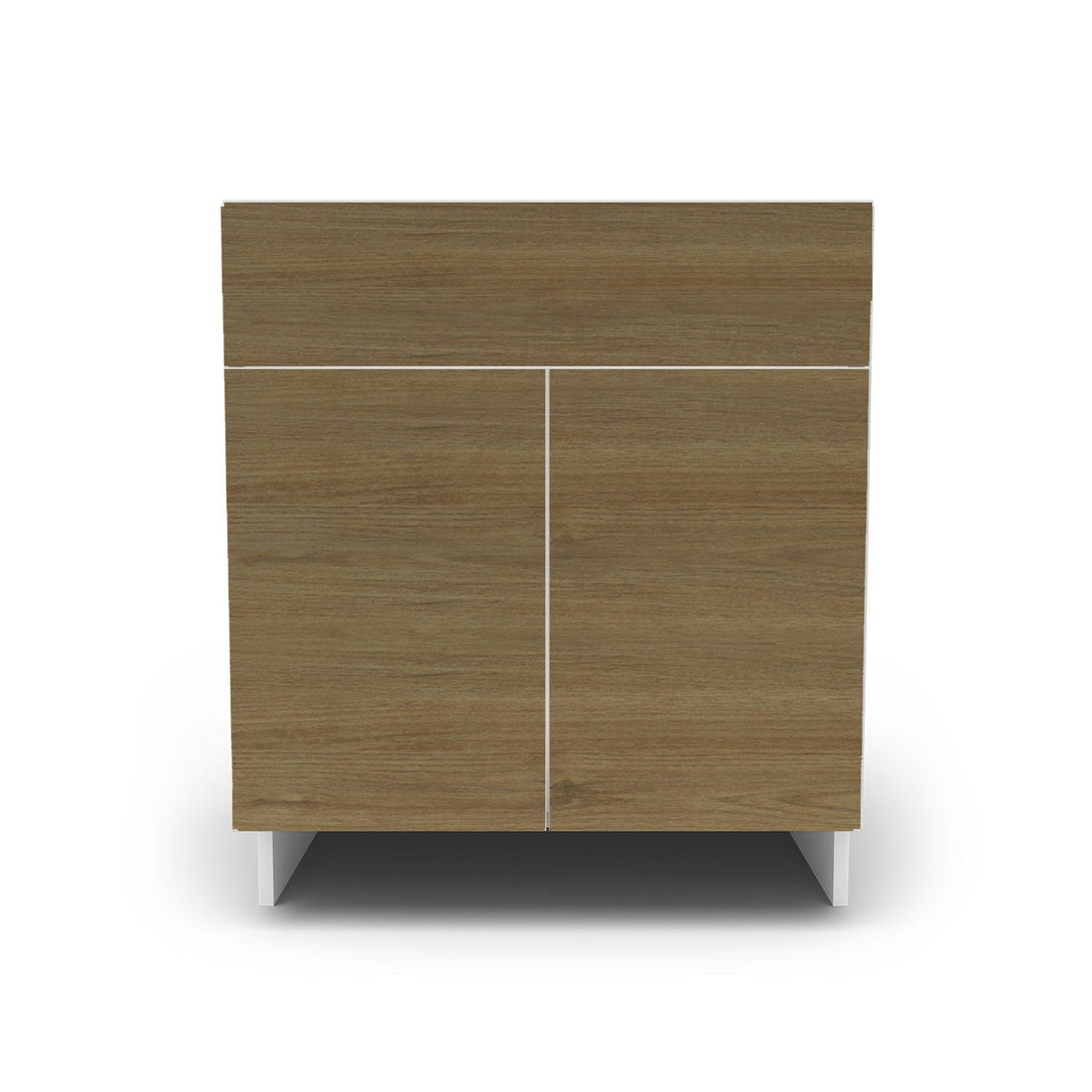 Meubles de cuisine bas - Évier fini bois