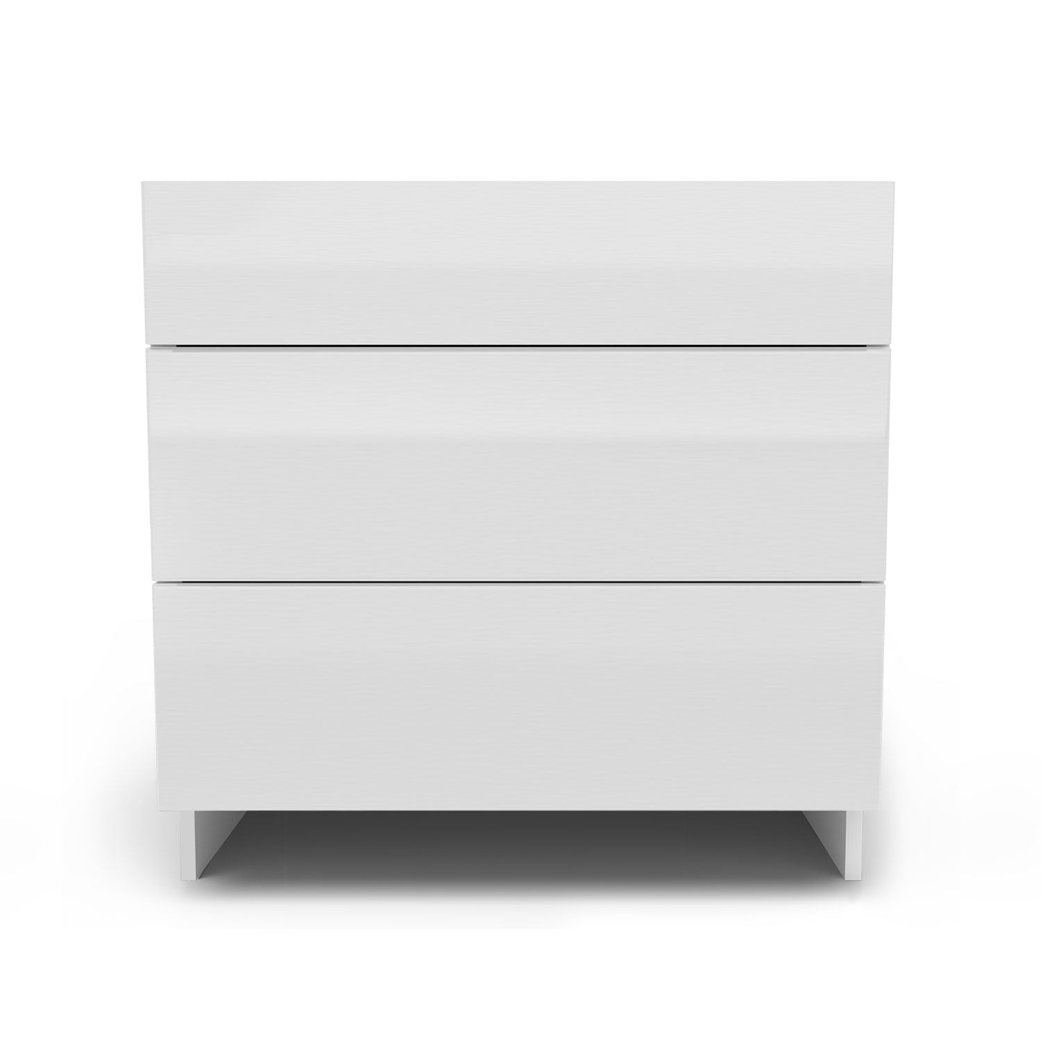 Meuble de cuisine bas - 3 tiroirs fini lustré