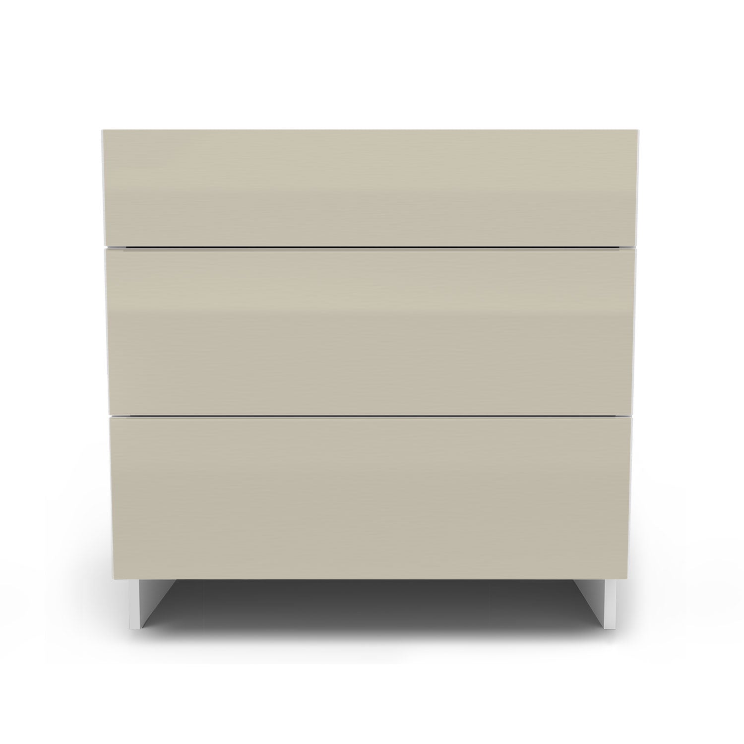 Meuble de cuisine bas - 3 tiroirs fini lustré