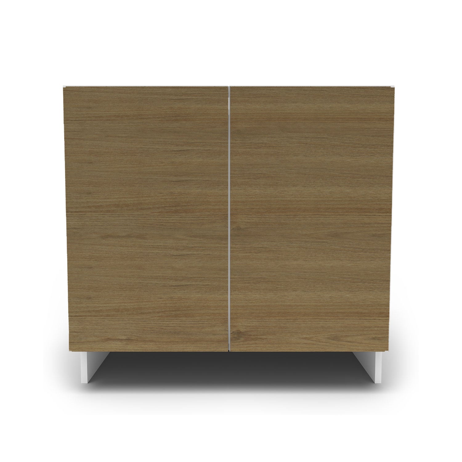 Meuble de cuisine bas - porte fini bois