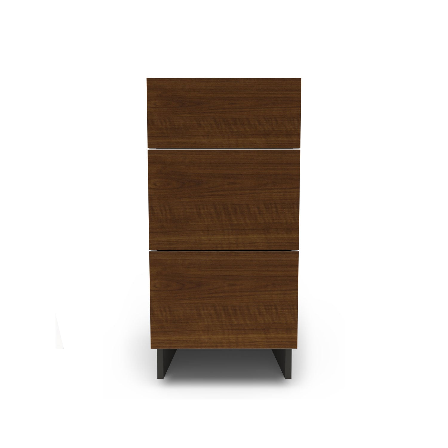 Meuble de cuisine bas - 3 tiroirs fini bois