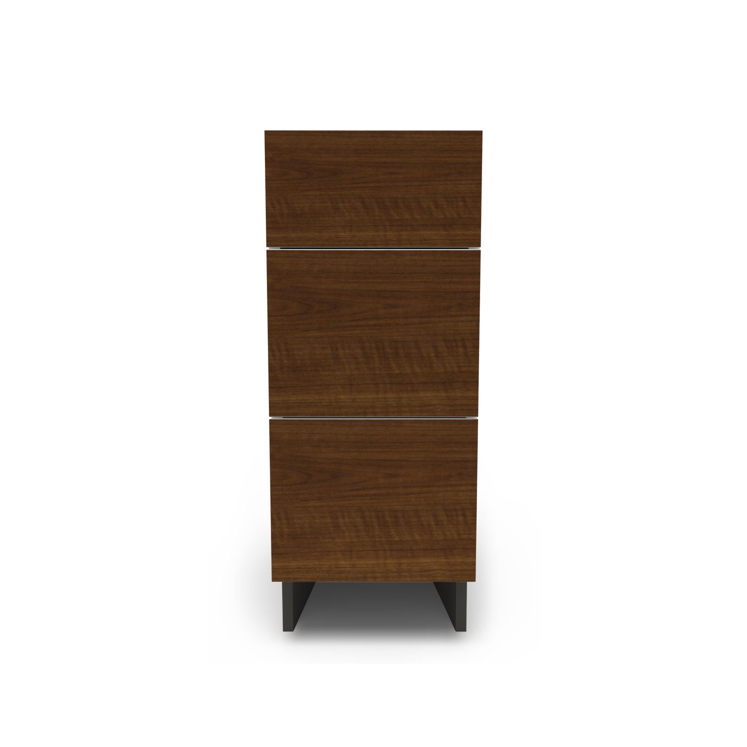 Meuble de cuisine bas - 3 tiroirs fini bois