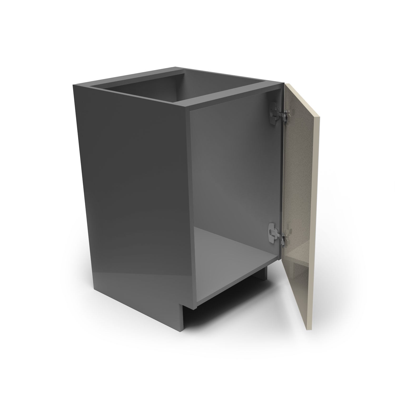 Meuble de cuisine bas - porte fini lustré