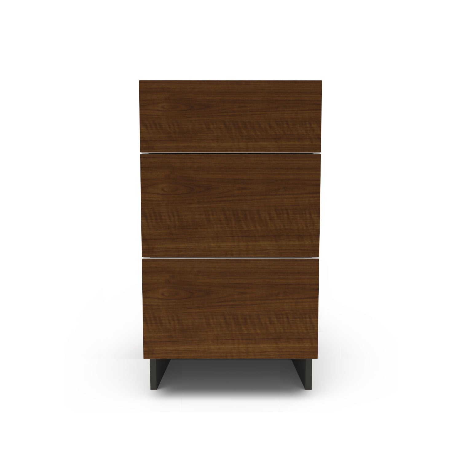 Meuble de cuisine bas - 3 tiroirs fini bois