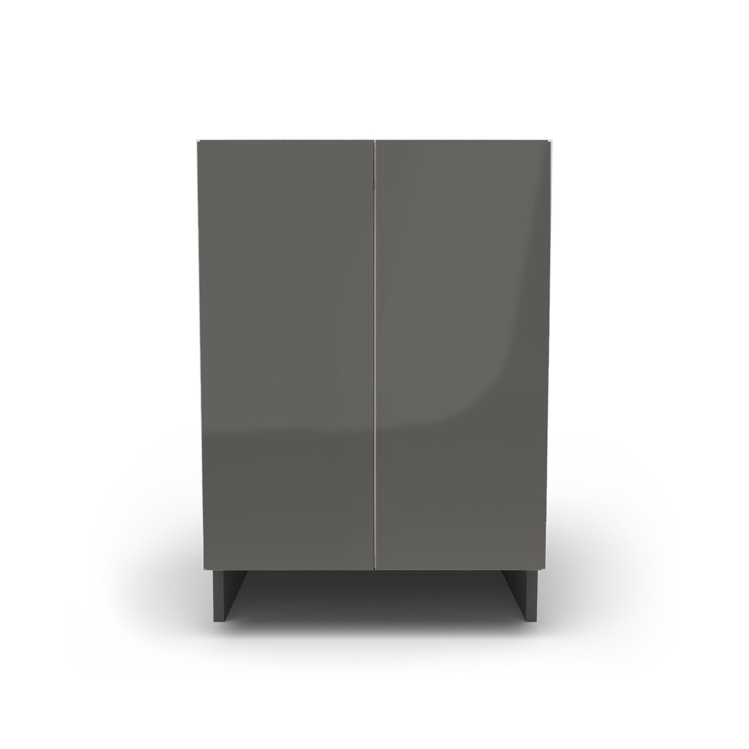 Meuble de cuisine bas - porte fini lustré
