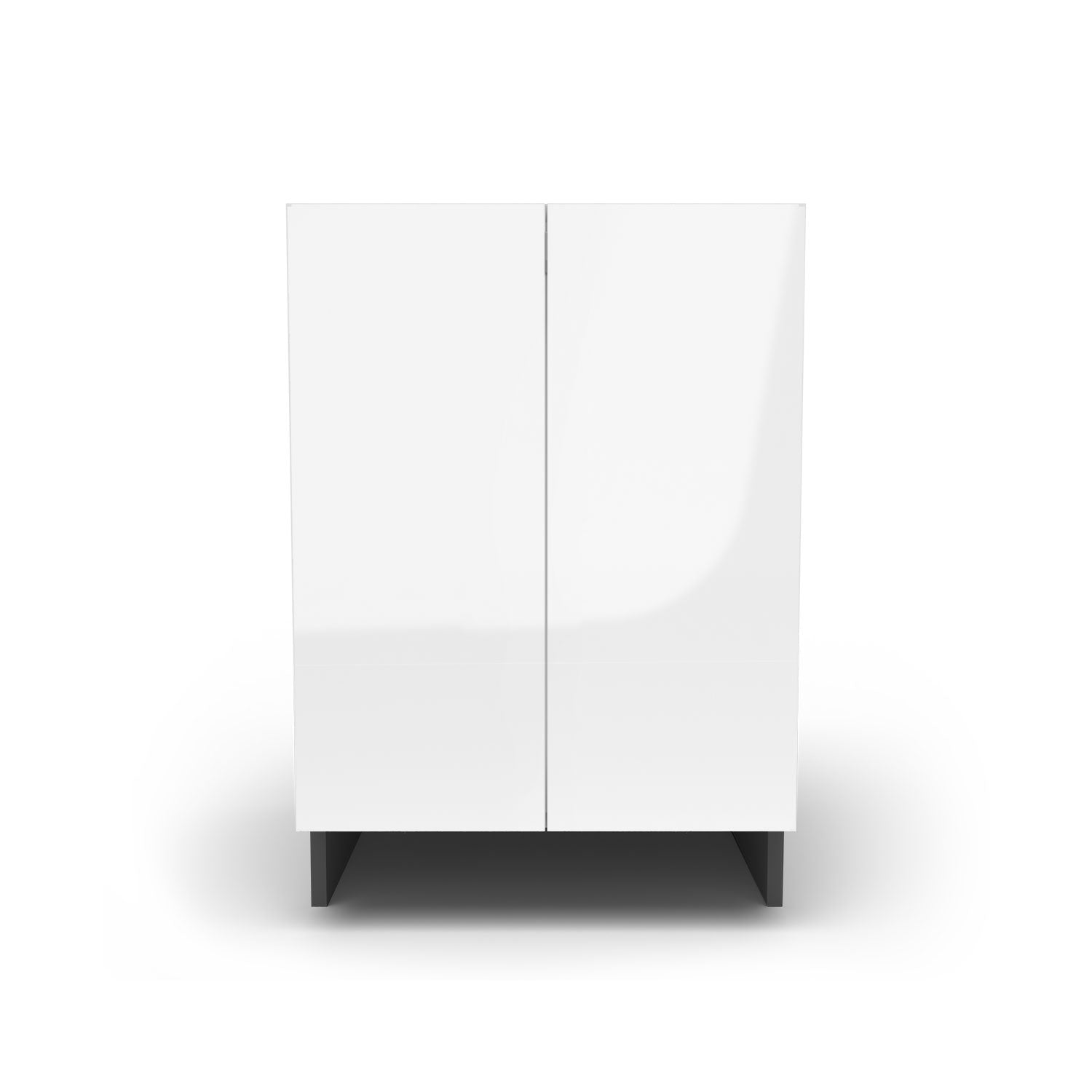 Meuble de cuisine bas - porte fini lustré