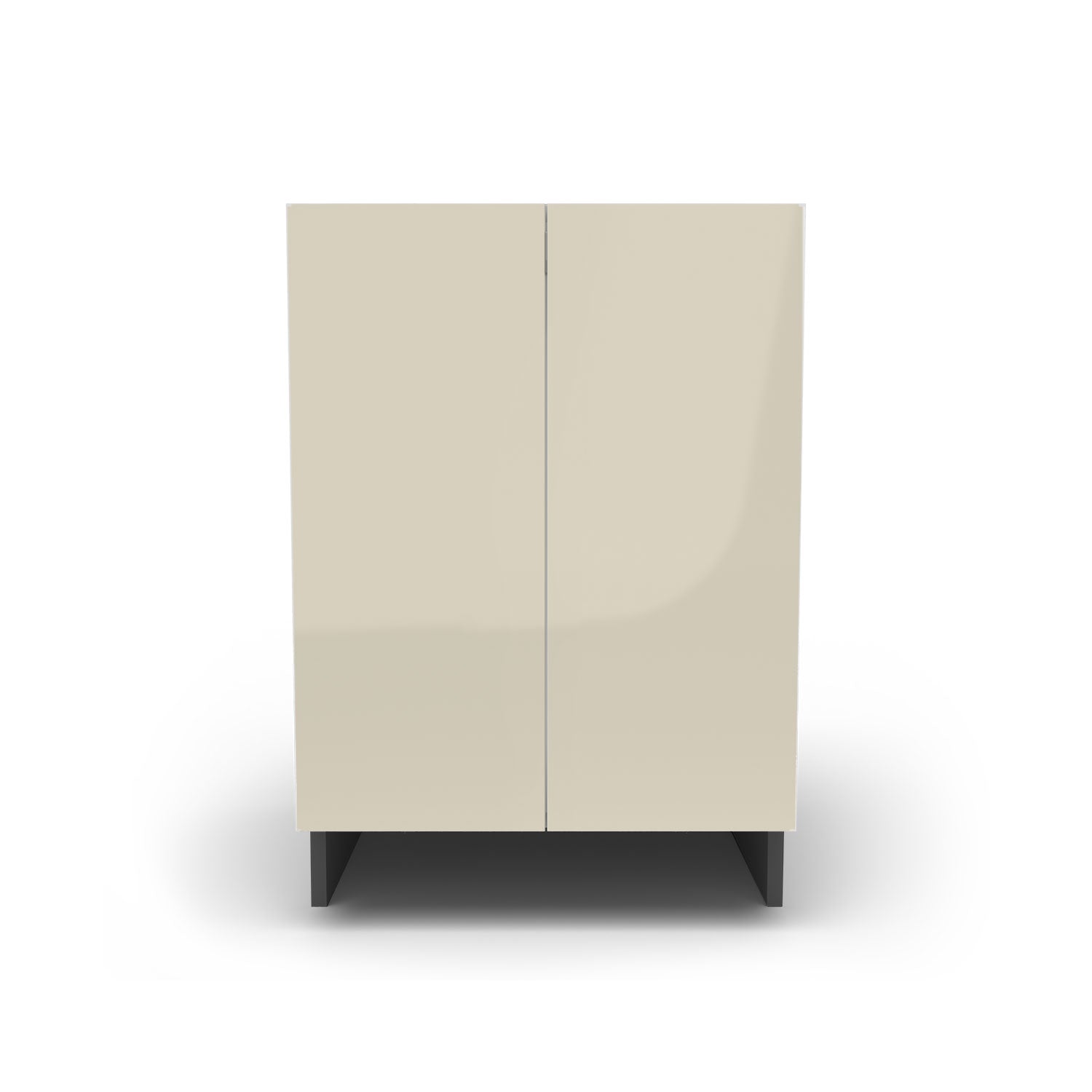 Meuble de cuisine bas - porte fini lustré
