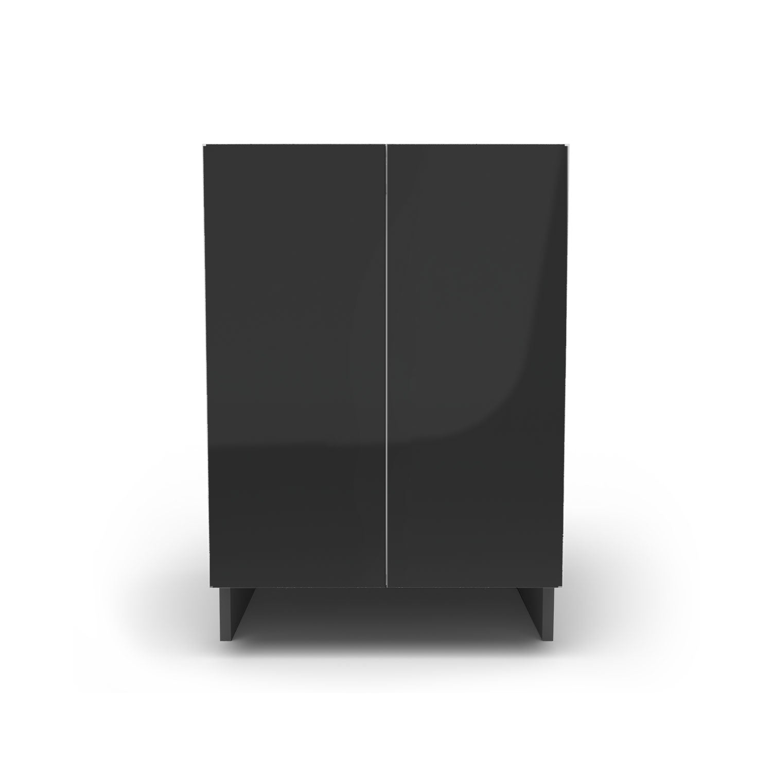 Meuble de cuisine bas - porte fini lustré
