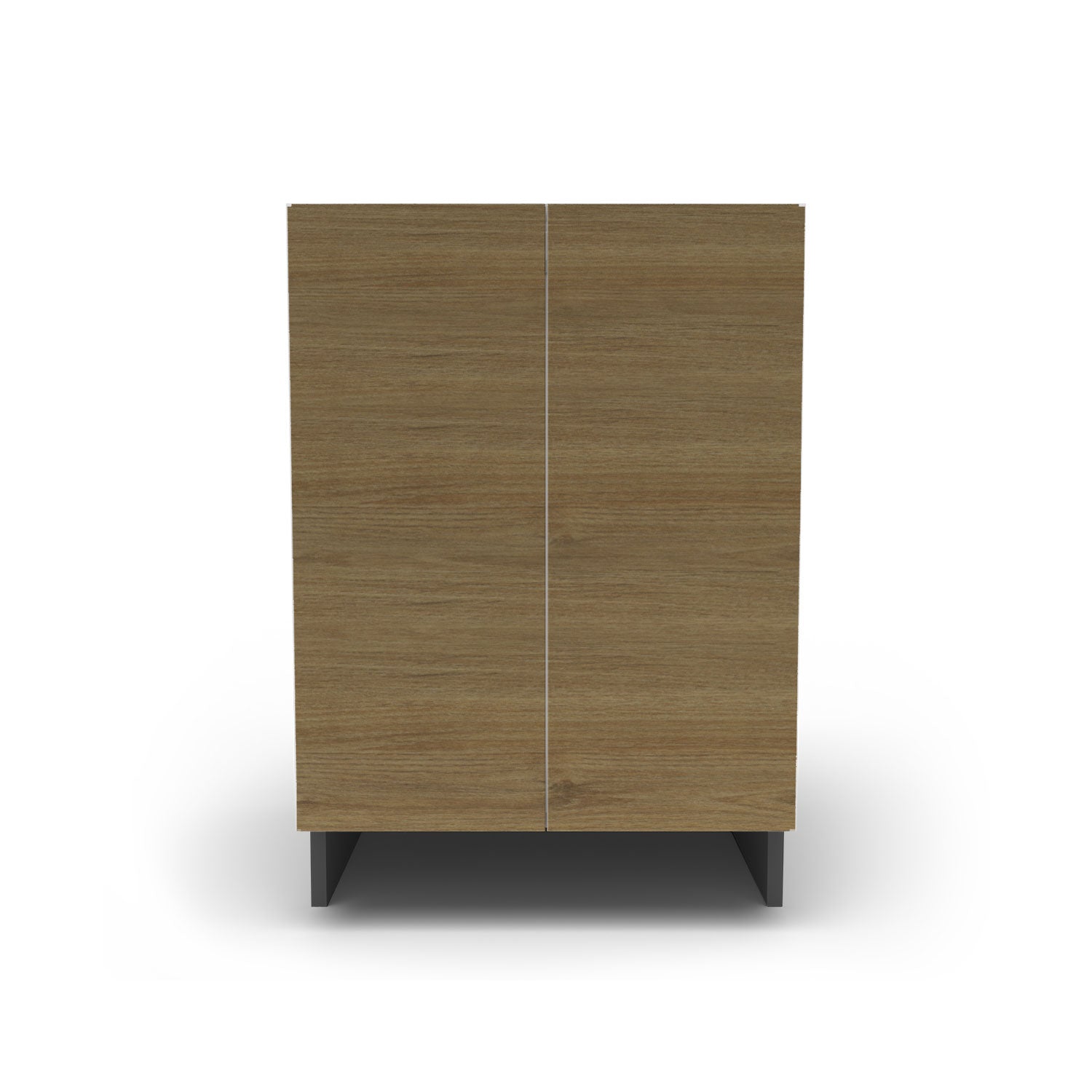 Meuble de cuisine bas - porte fini bois