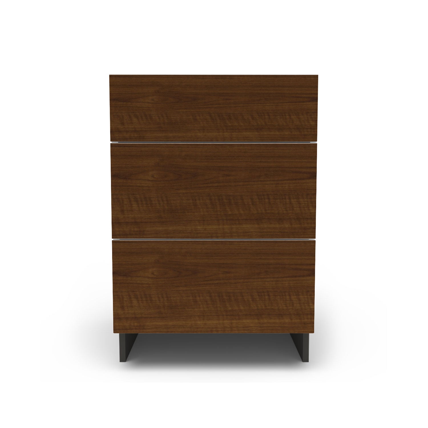 Meuble de cuisine bas - 3 tiroirs fini bois