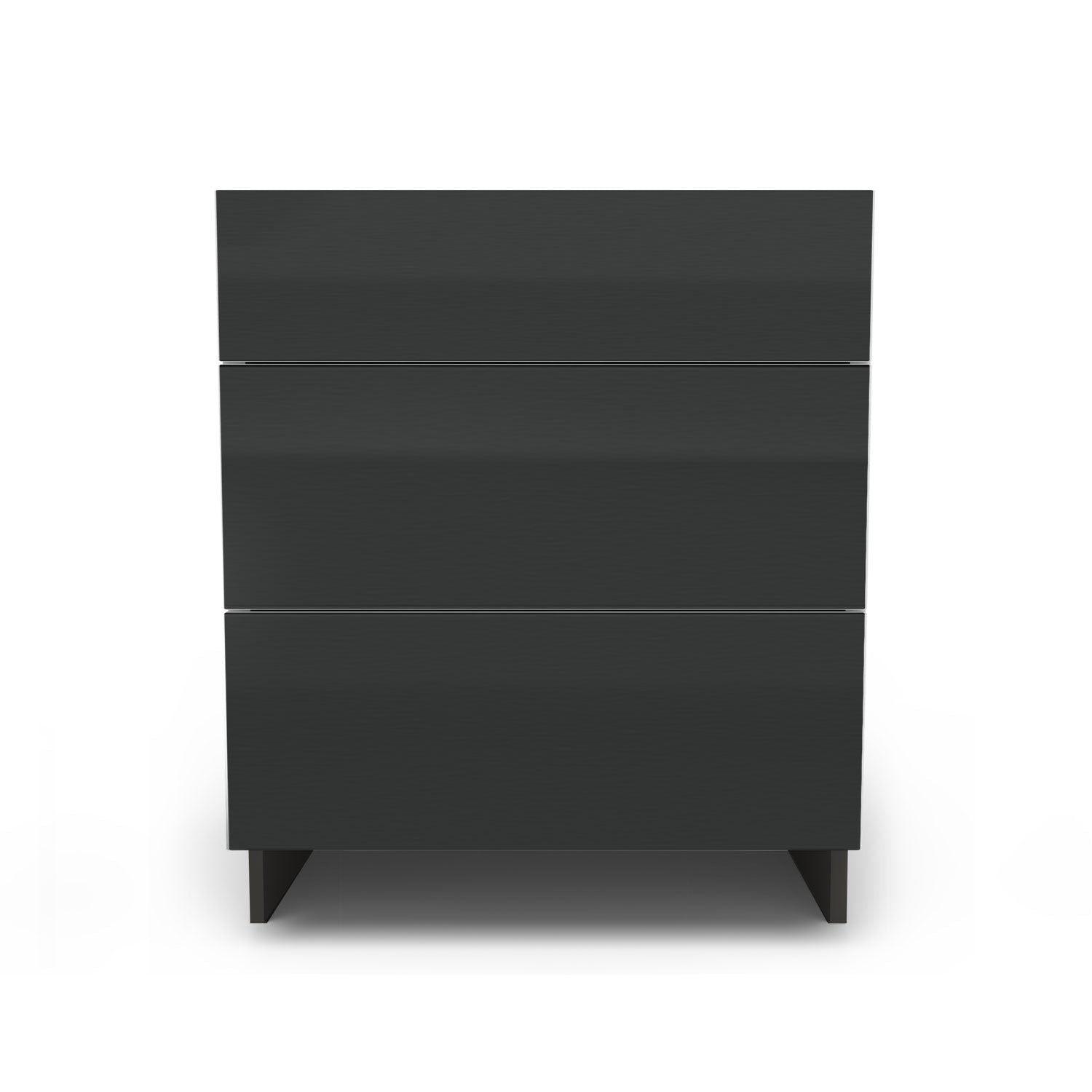 Meuble de cuisine bas - 3 tiroirs fini lustré
