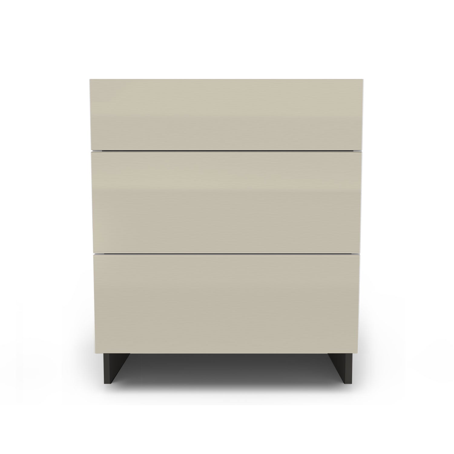 Meuble de cuisine bas - 3 tiroirs fini lustré