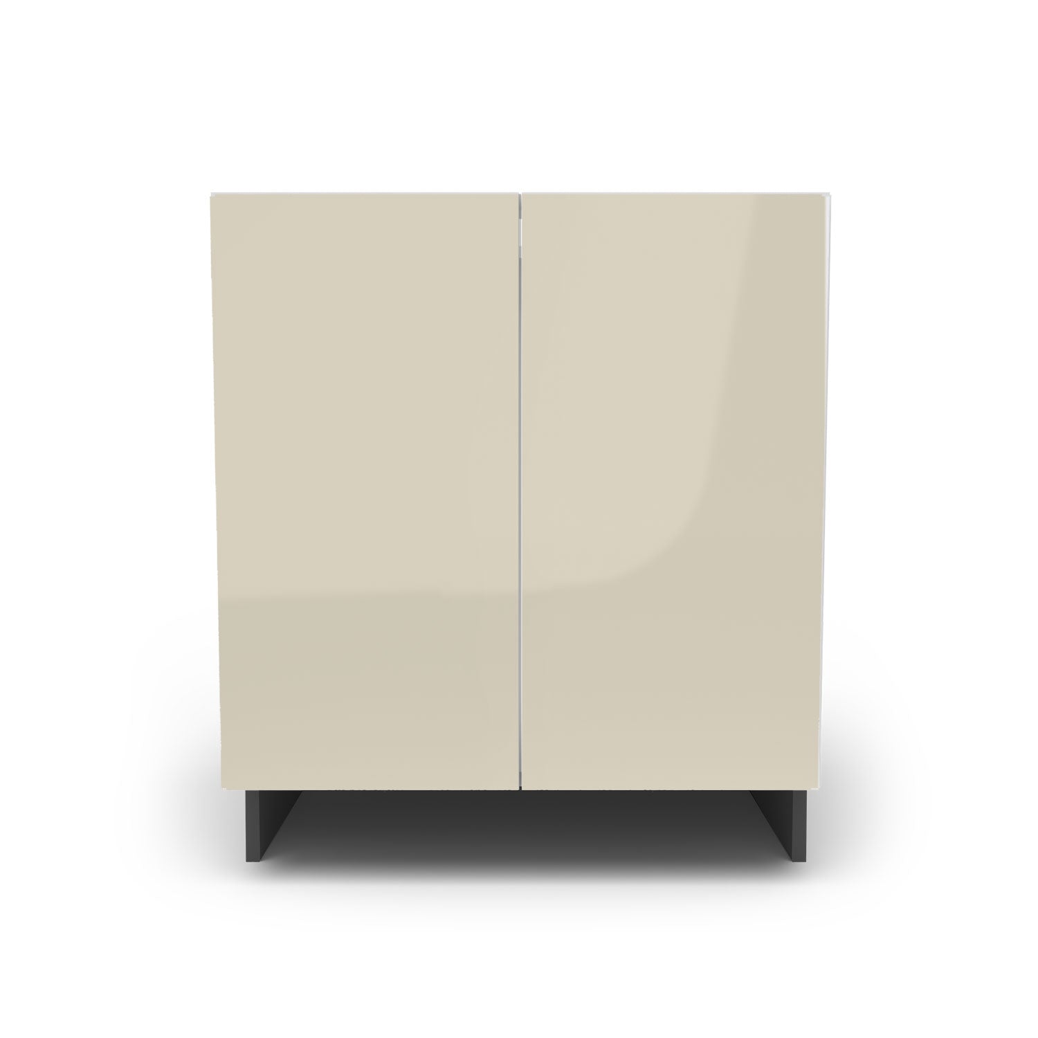 Meuble de cuisine bas - porte fini lustré