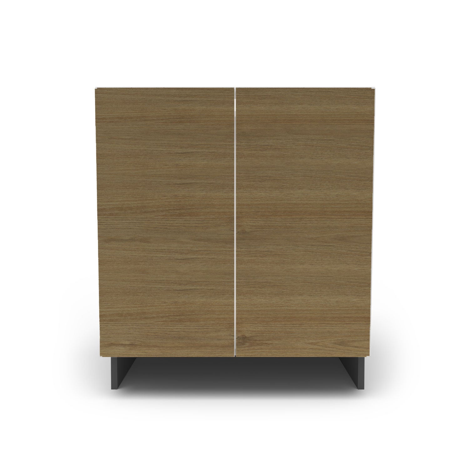 Meuble de cuisine bas - porte fini bois