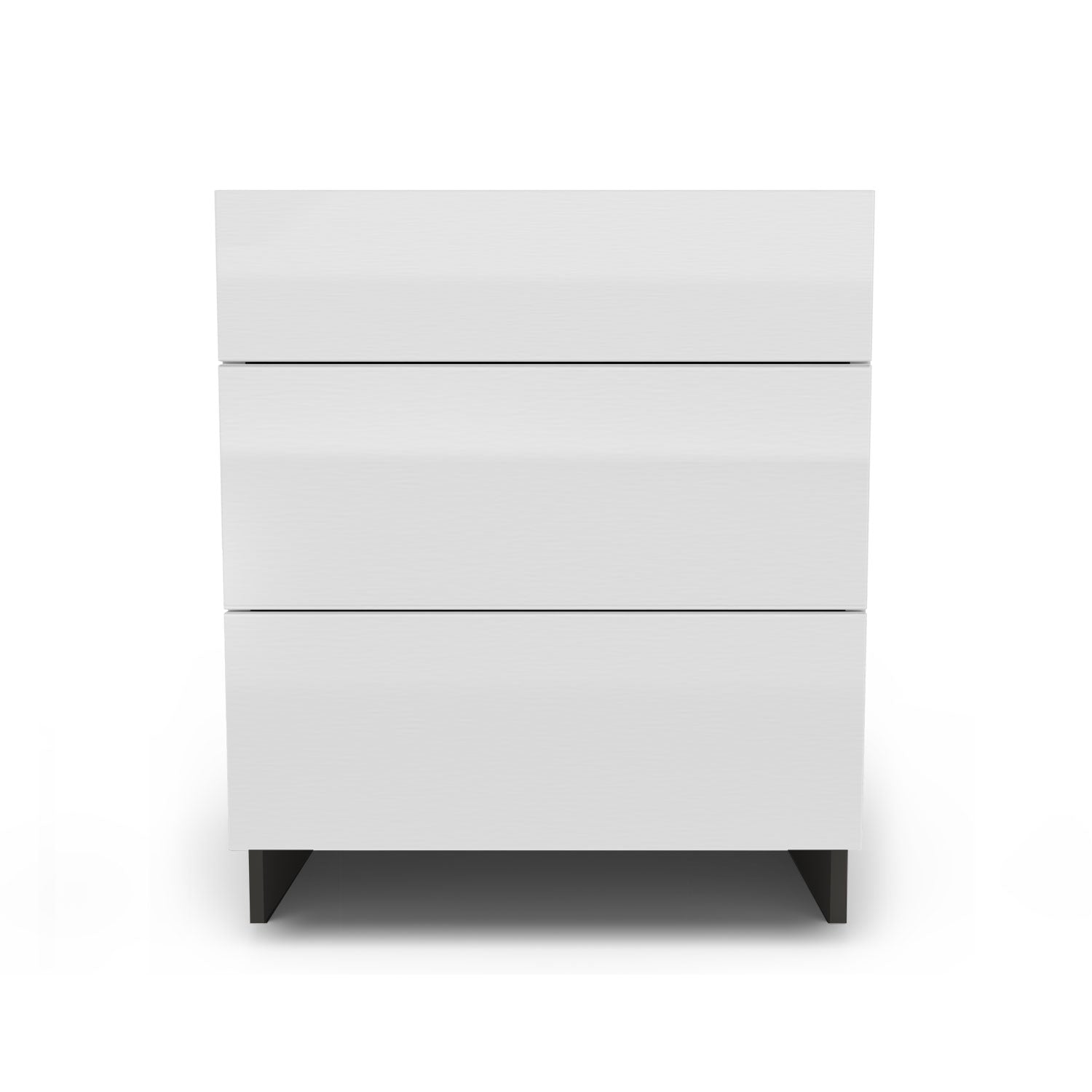 Meuble de cuisine bas - 3 tiroirs fini lustré