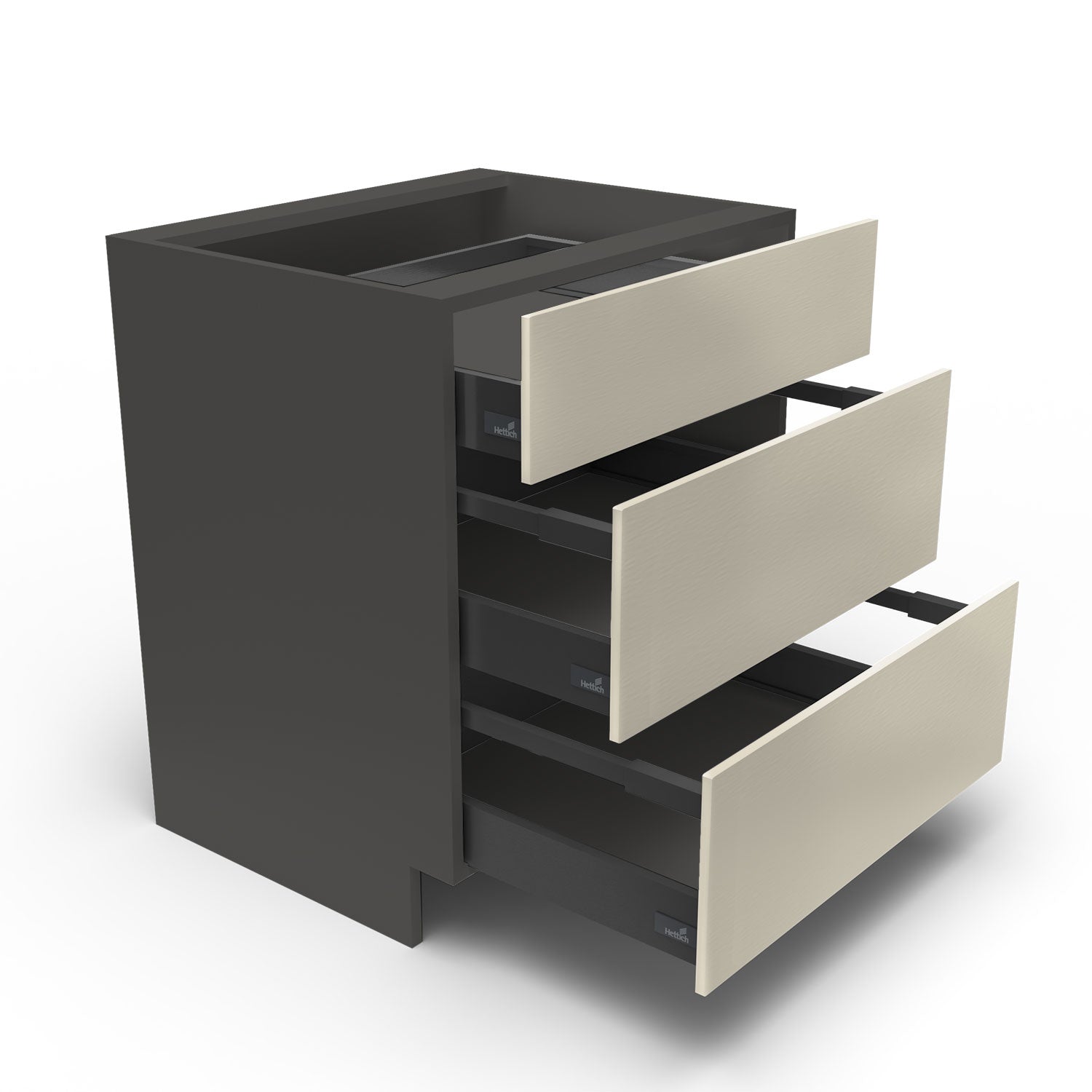 Meuble de cuisine bas - 3 tiroirs