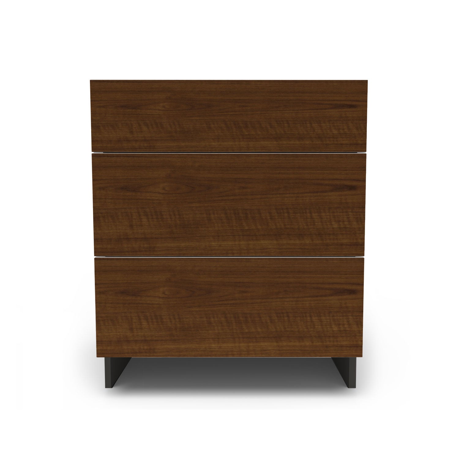 Meuble de cuisine bas - 3 tiroirs fini bois