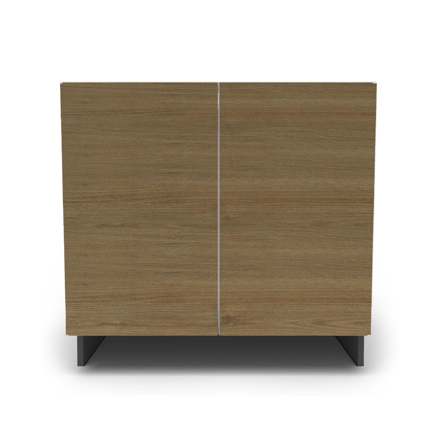 Meuble de cuisine bas - porte fini bois