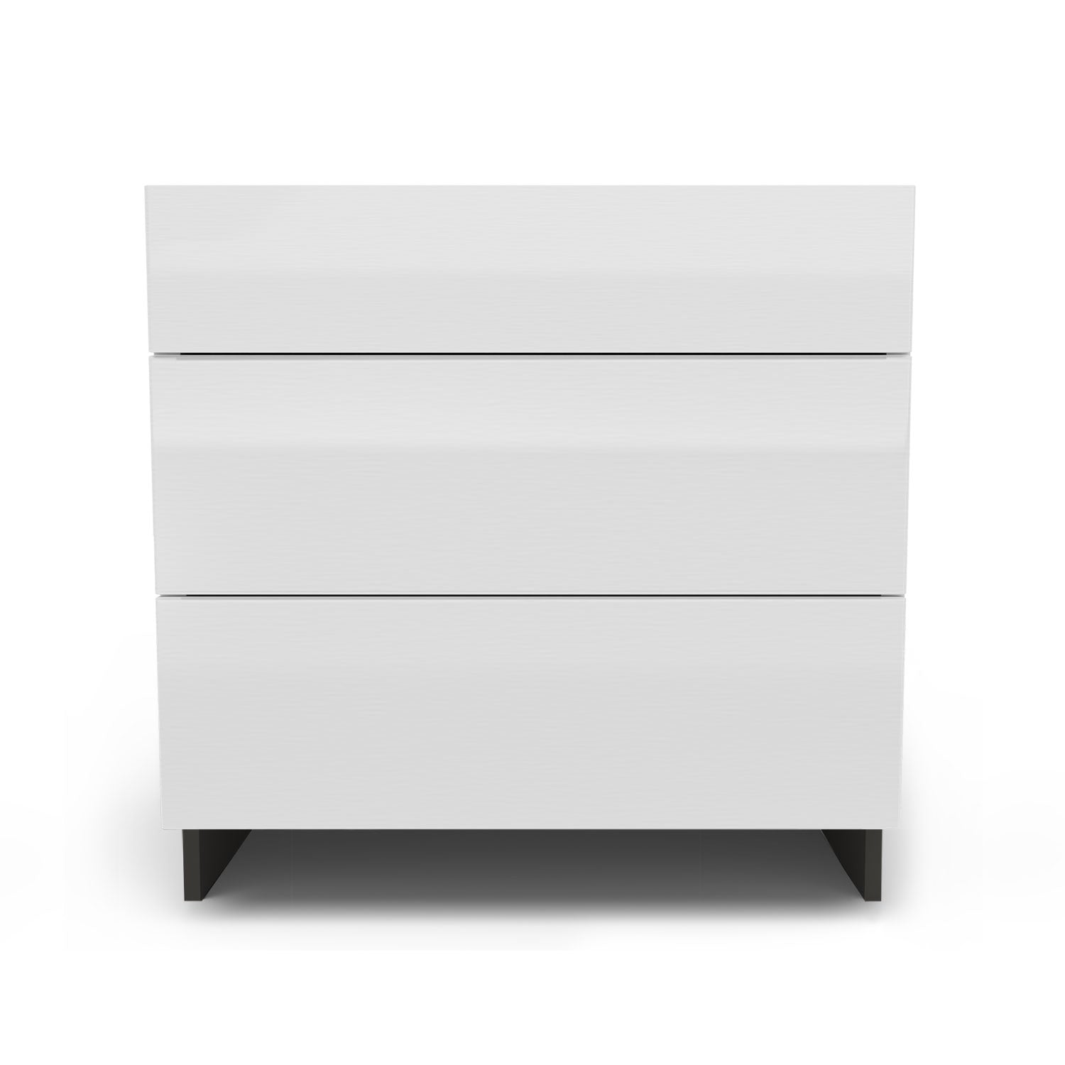 Meuble de cuisine bas - 3 tiroirs fini lustré