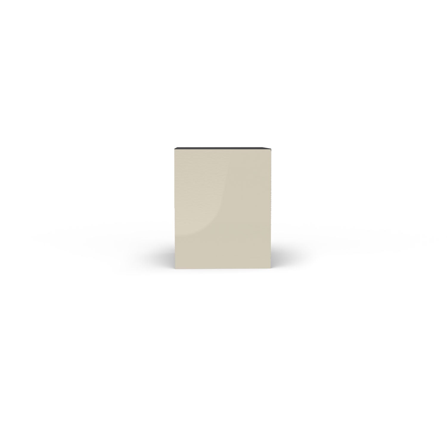 Meuble de cuisine haut - porte horizontale fini lustré