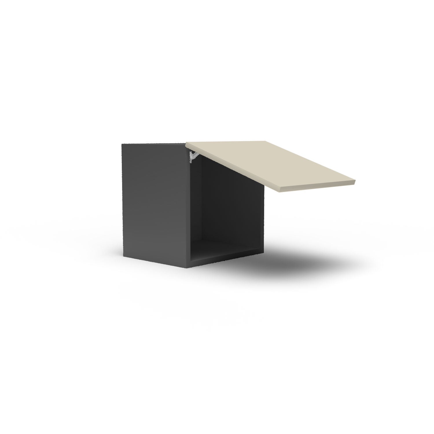 Meuble de cuisine haut - porte horizontale
