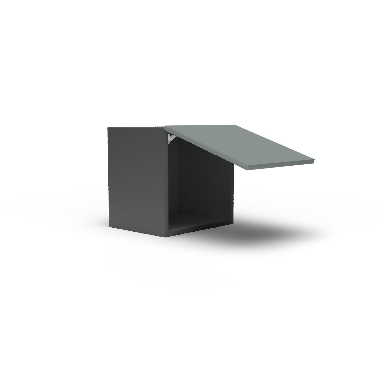 Meuble de cuisine haut - porte horizontale