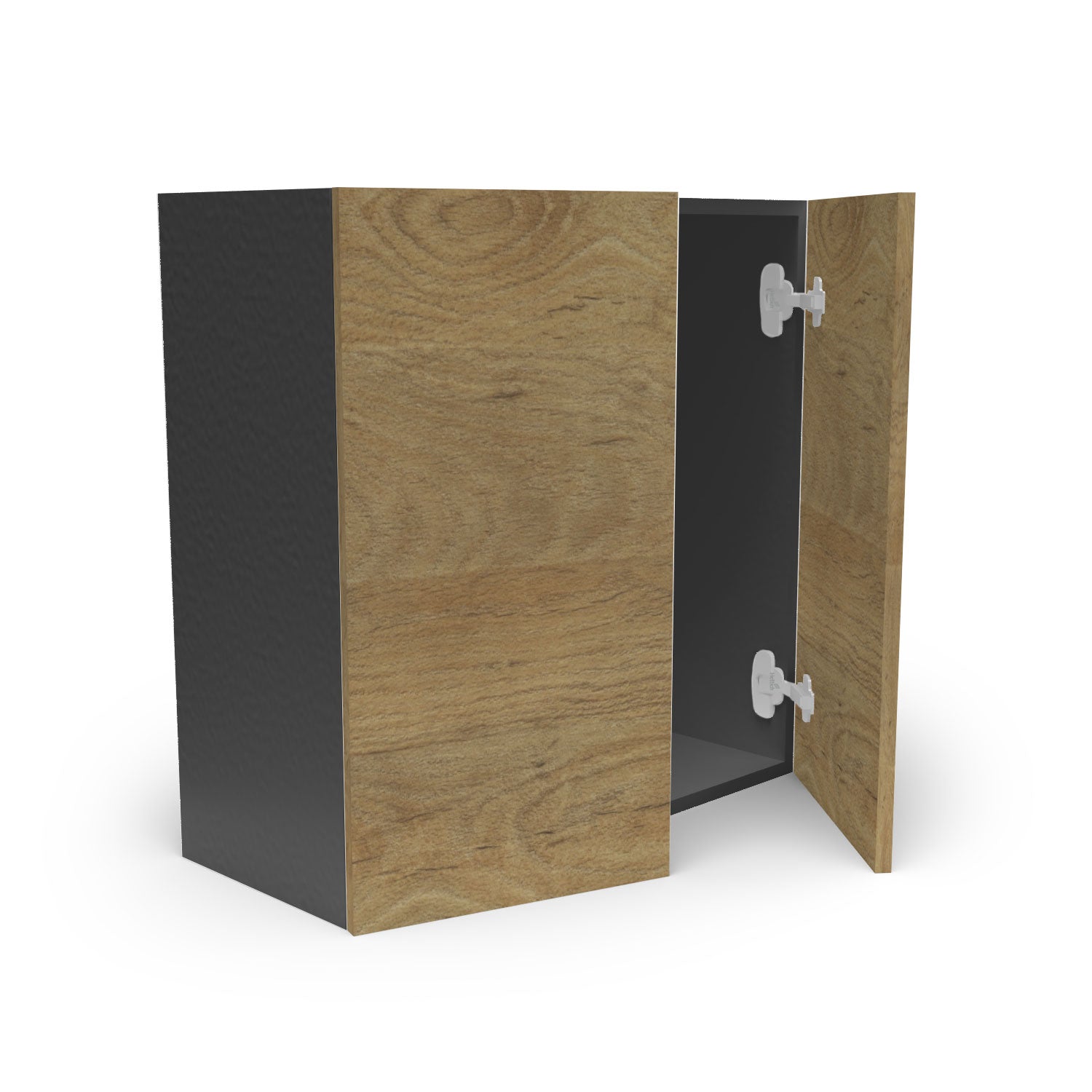 Meuble de cuisine haut - porte fini bois