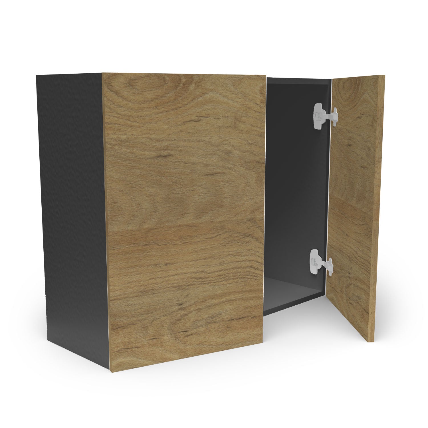 Meuble de cuisine haut - porte fini bois