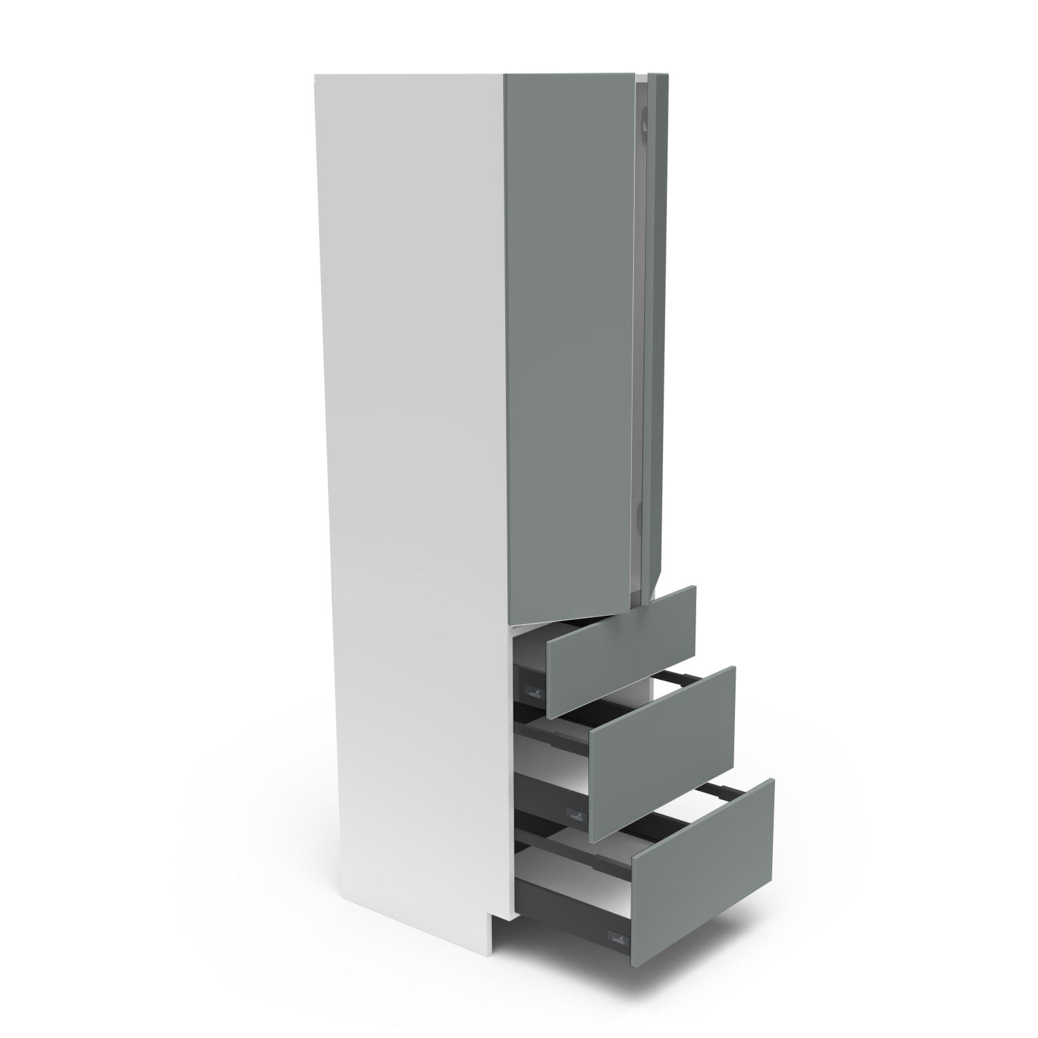 Meubles de cuisine pleine hauteur - porte / tiroir