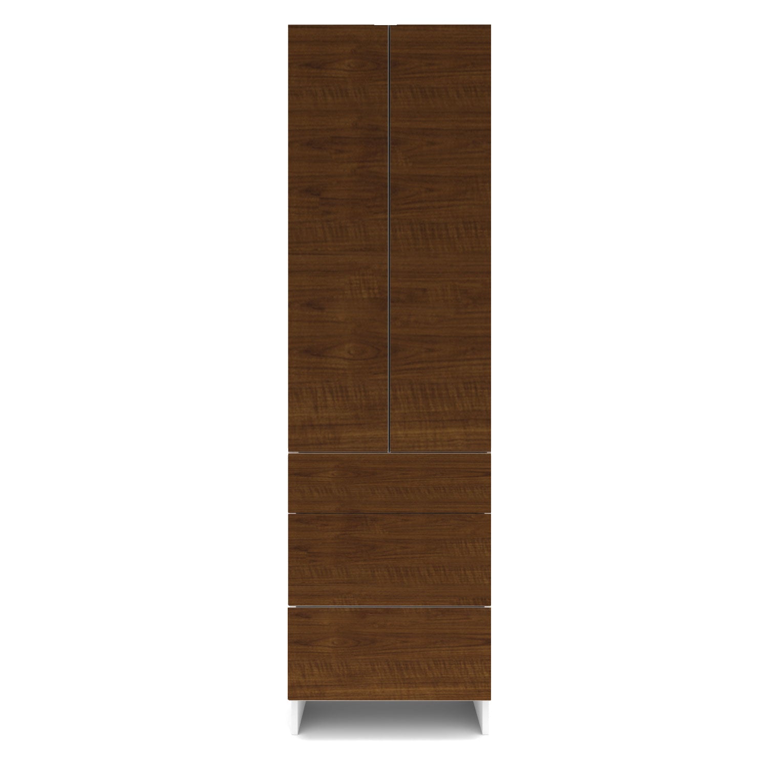 Meubles de cuisine pleine hauteur - porte / tiroir fini bois