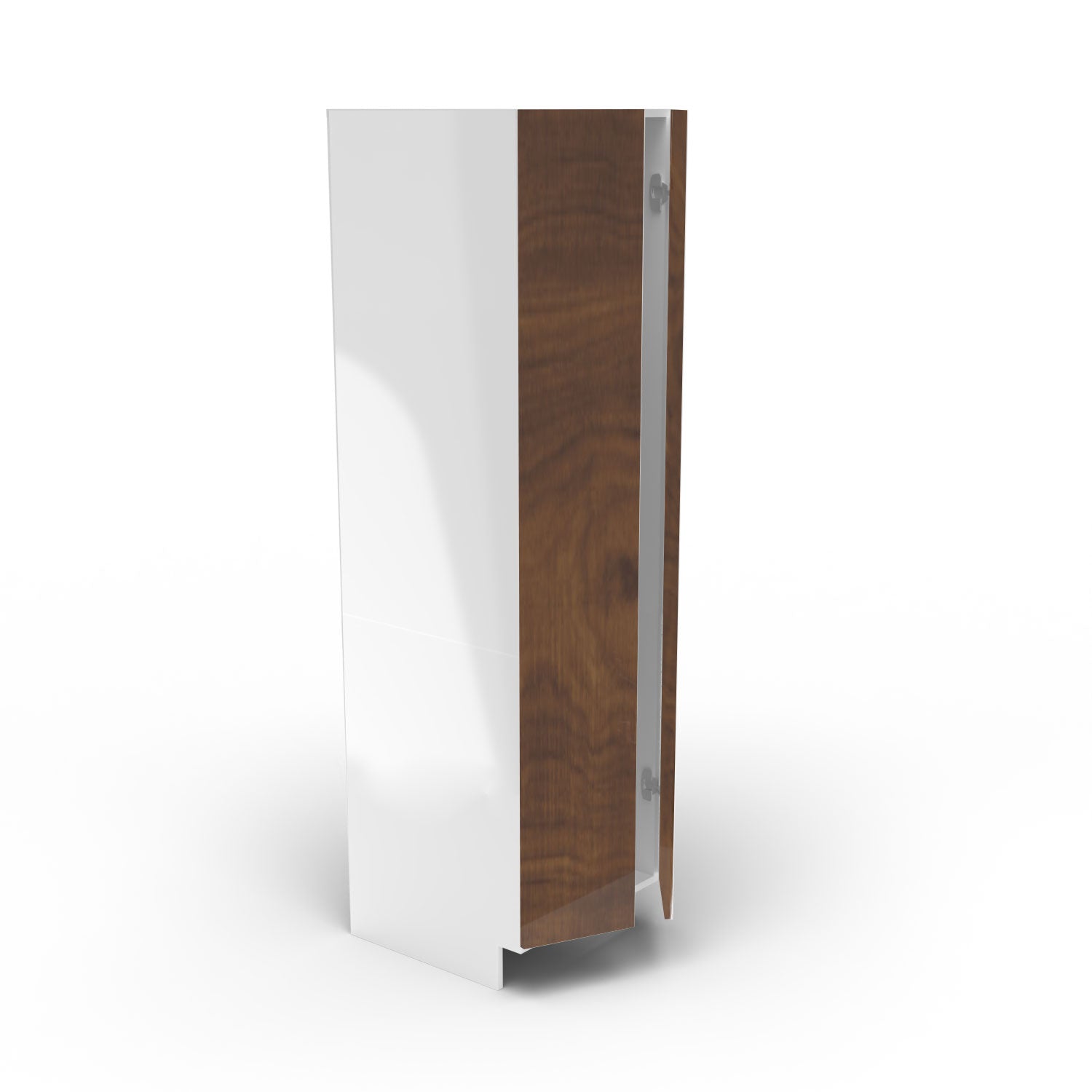 Meubles de cuisine pleine hauteur - porte fini bois