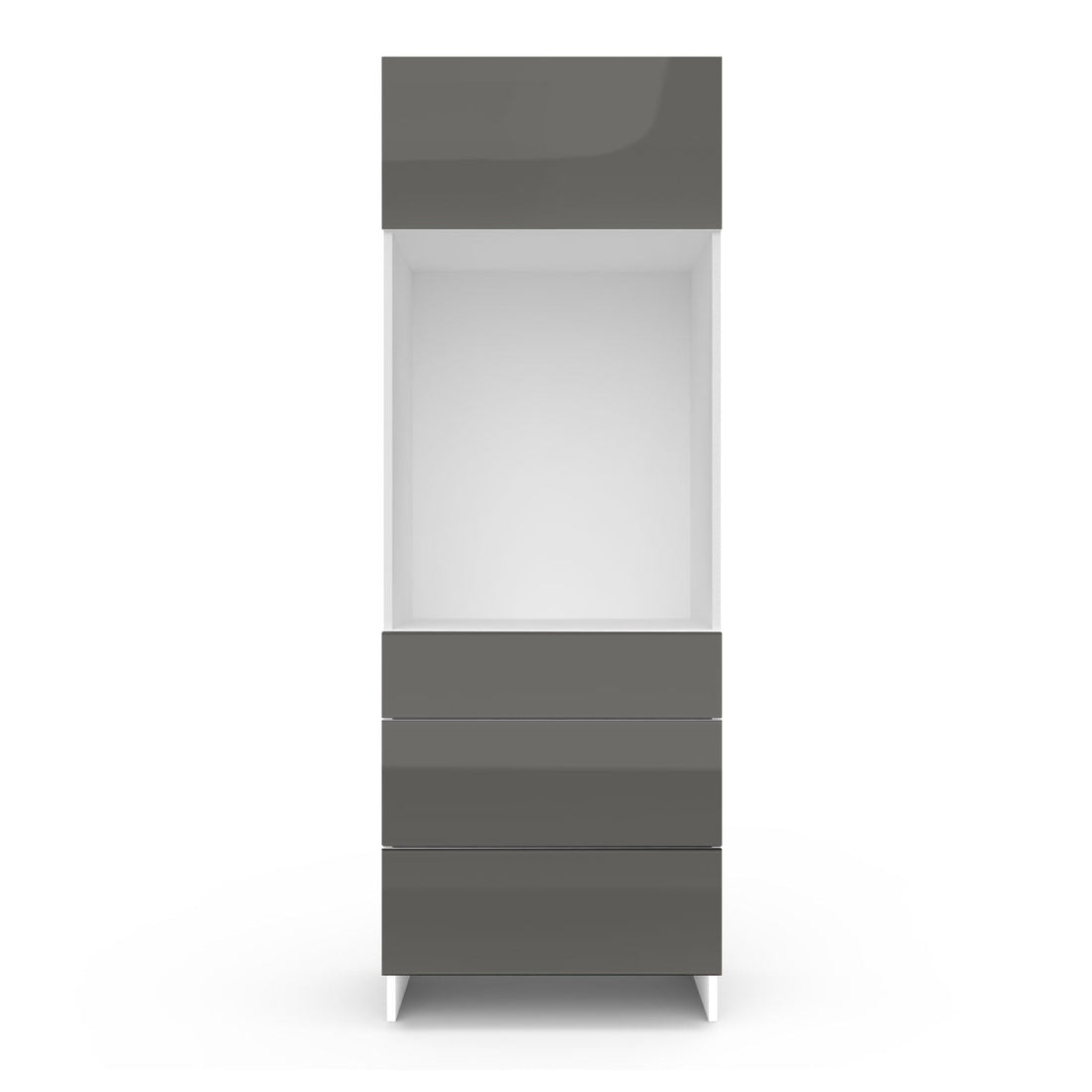 Meubles de cuisine pleine hauteur - four fini lustré