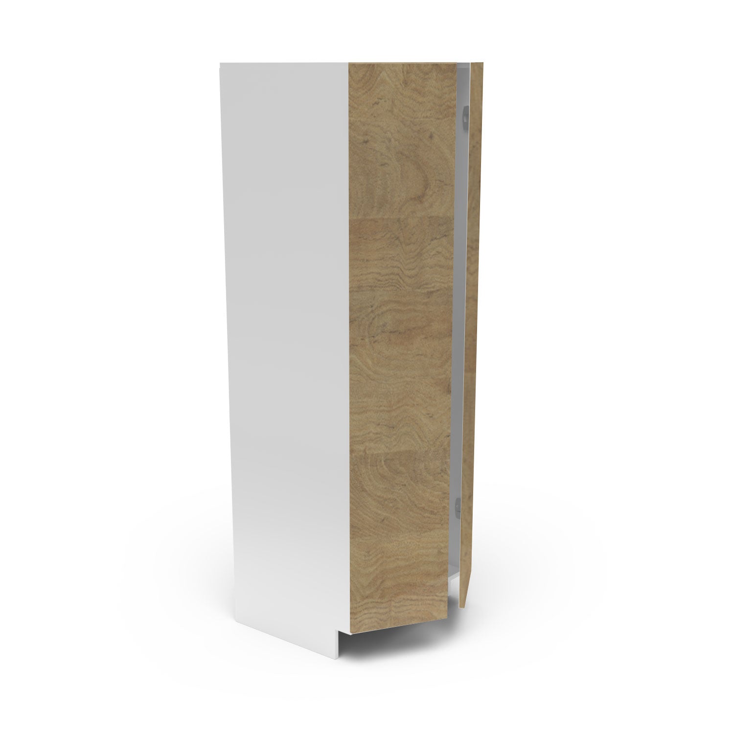 Meubles de cuisine pleine hauteur - porte fini bois