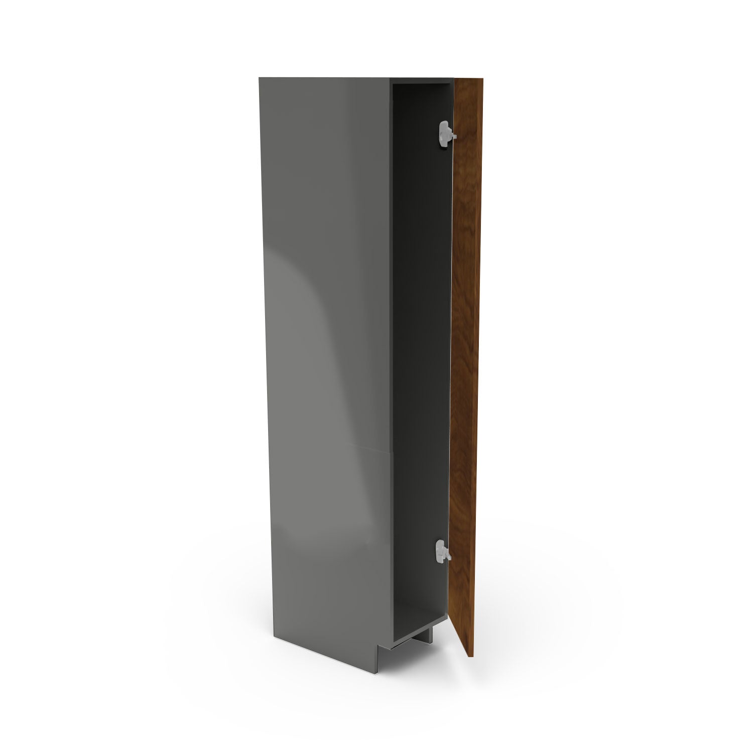 Meubles de cuisine pleine hauteur - porte fini bois