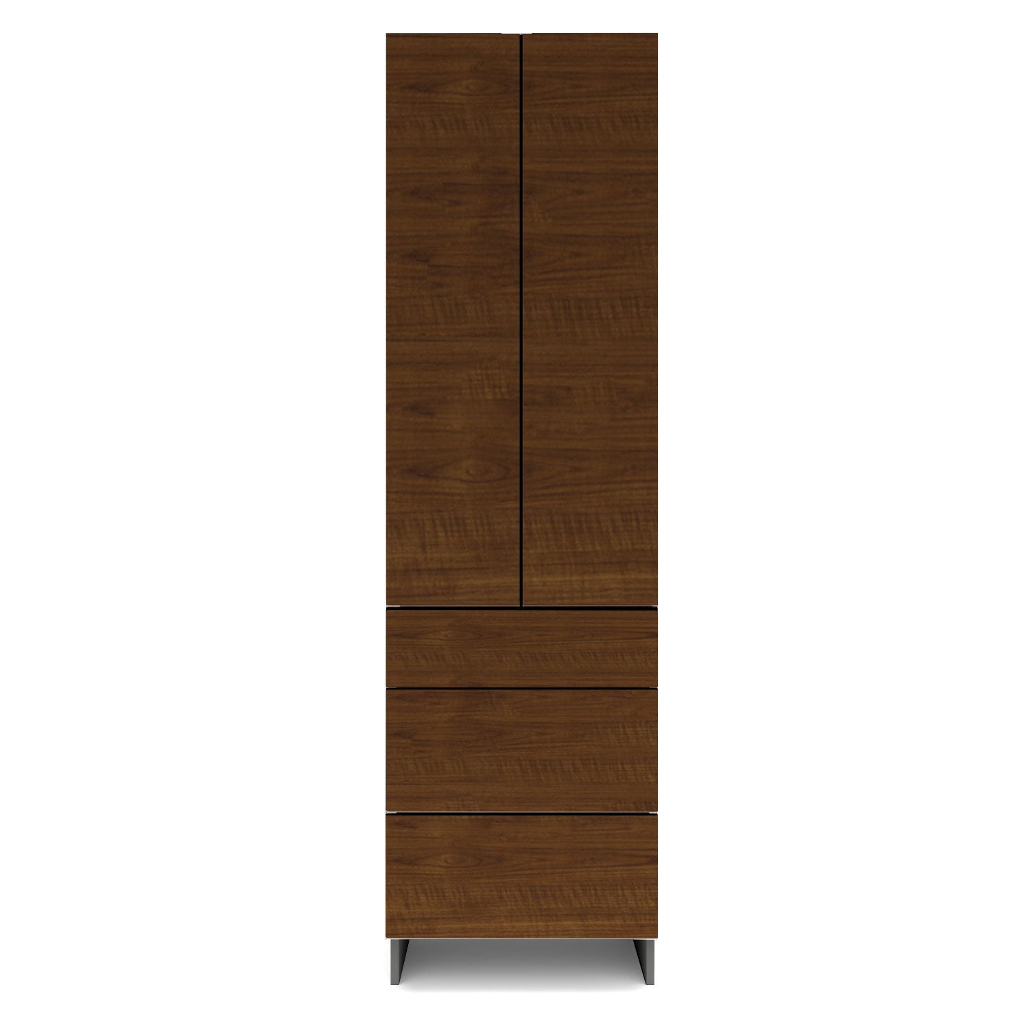 Meubles de cuisine pleine hauteur - porte / tiroir fini bois