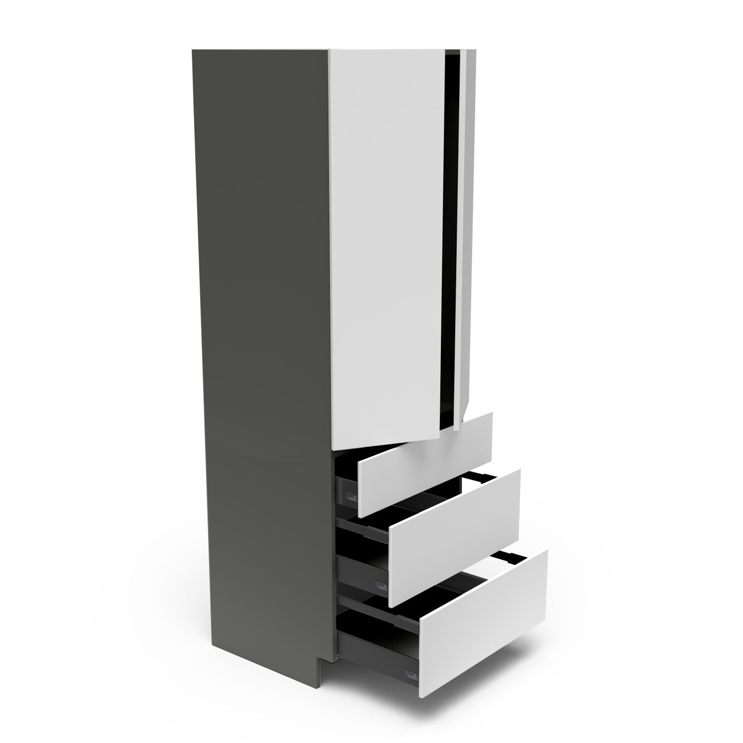 Meubles de cuisine pleine hauteur - porte / tiroir