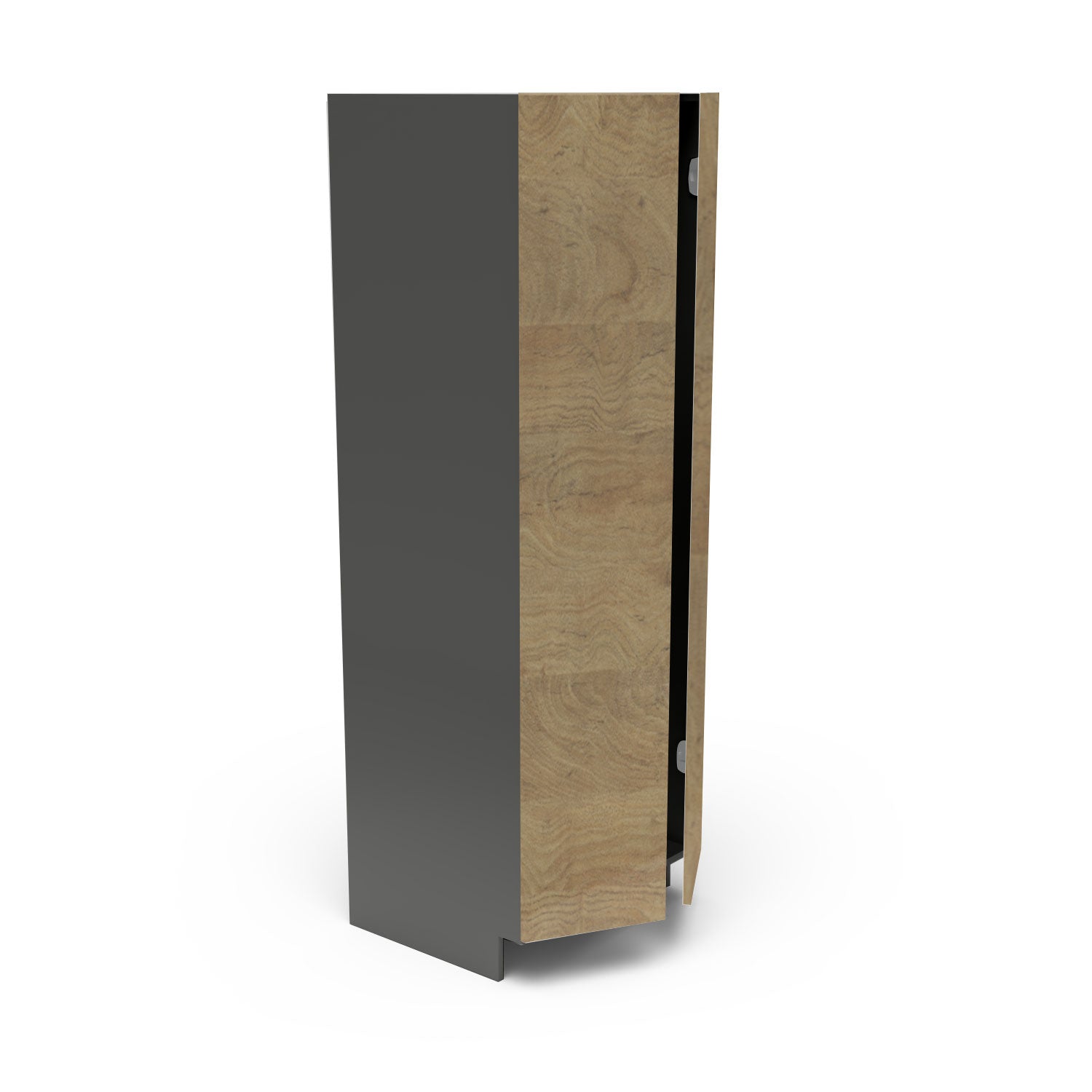 Meubles de cuisine pleine hauteur - porte fini bois