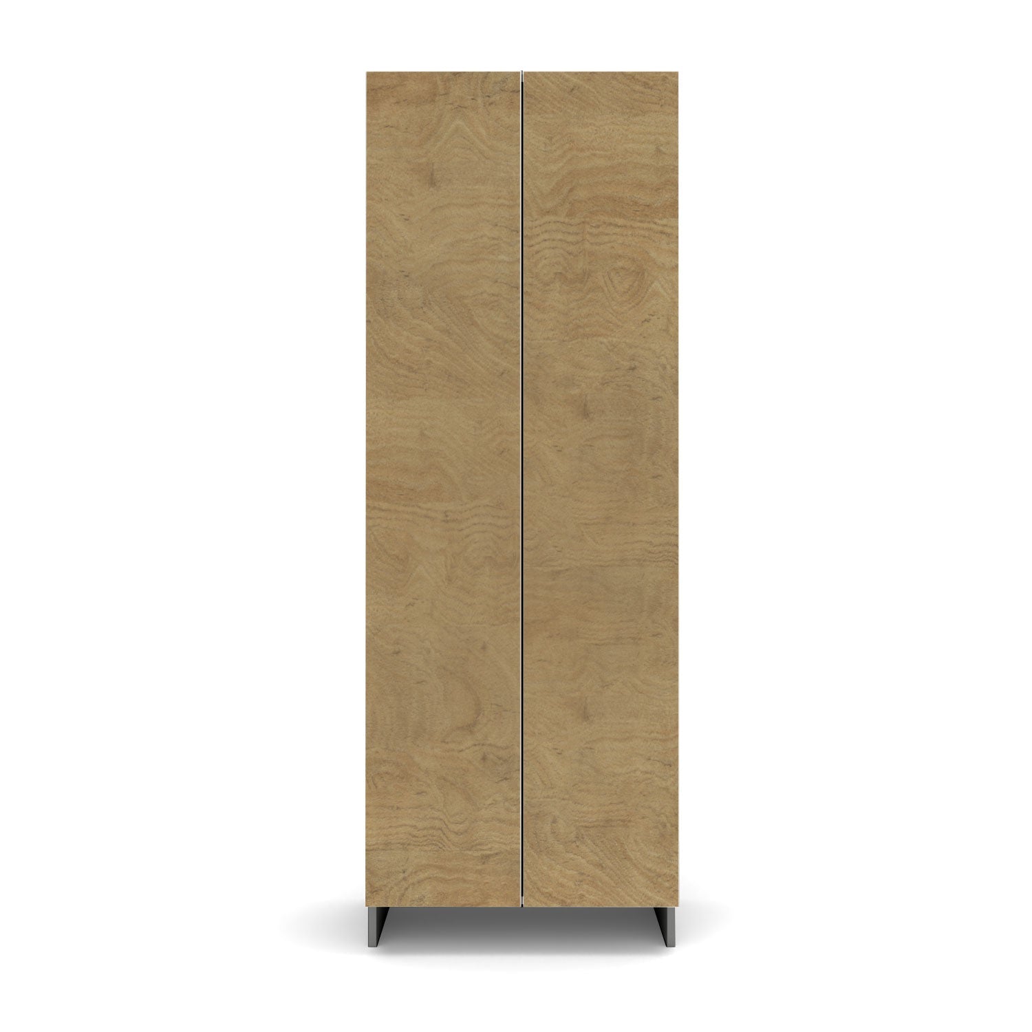 Meubles de cuisine pleine hauteur - porte fini bois