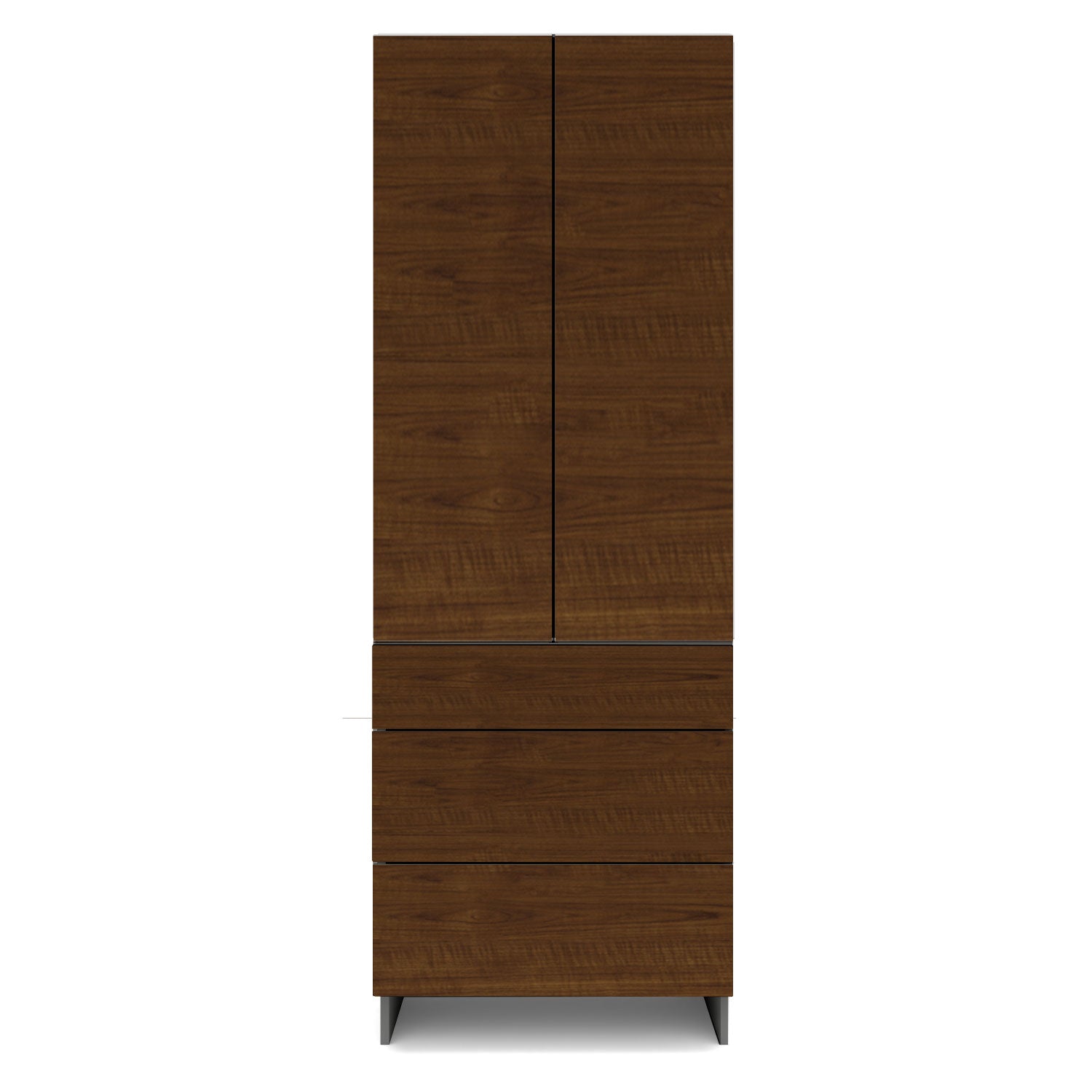 Meubles de cuisine pleine hauteur - porte / tiroir fini bois