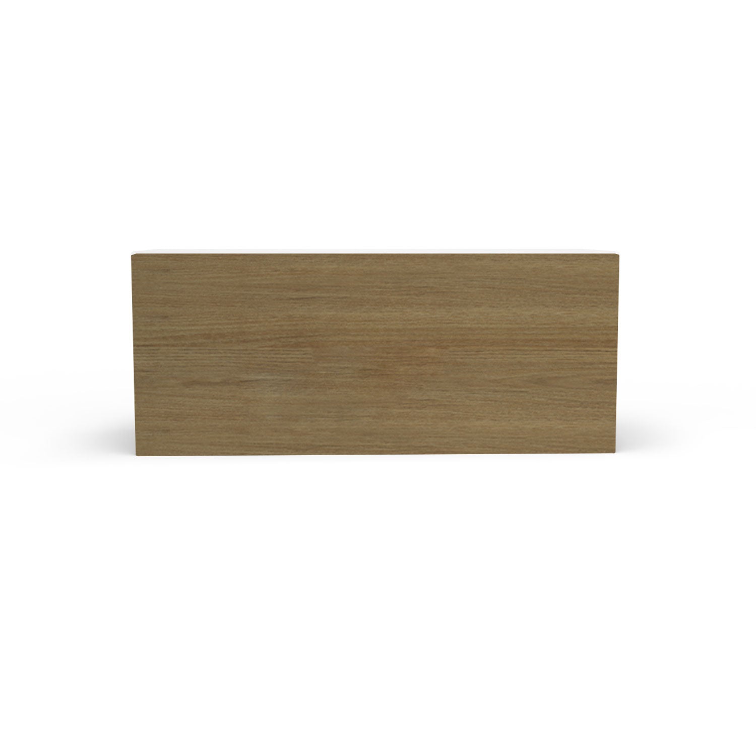 Meuble de cuisine haut - porte horizontale fini bois